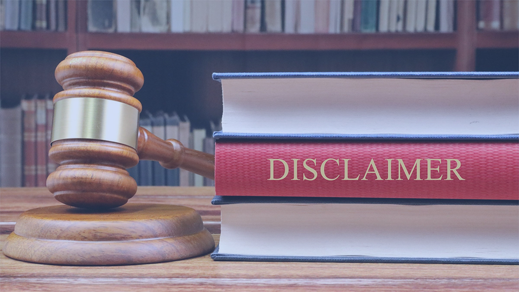 disclaimer law